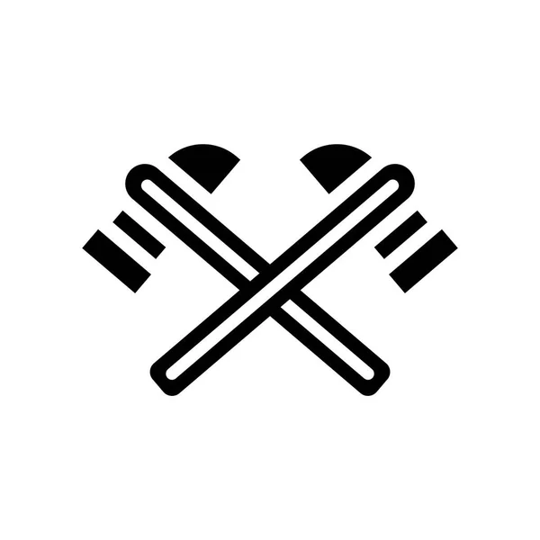 Hammer Icon Vektor Isoliert Auf Weißem Hintergrund Hammer Transparentes Zeichen — Stockvektor