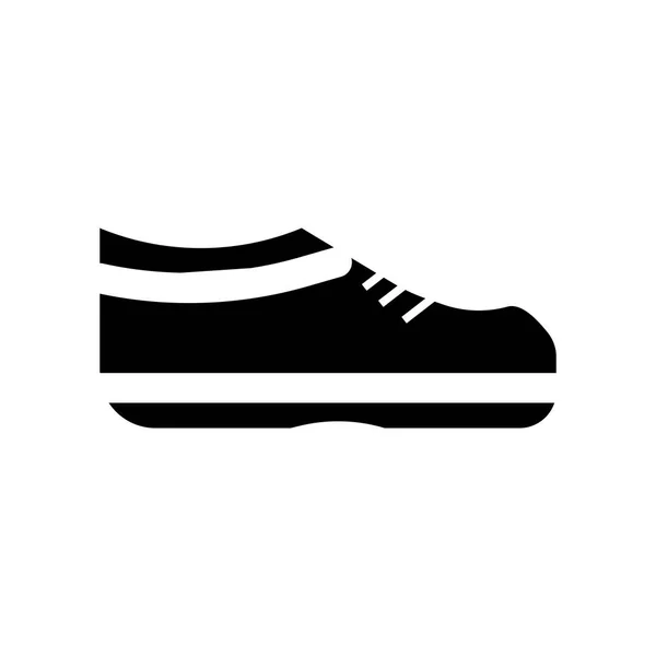 Vector Icono Zapato Aislado Sobre Fondo Blanco Signo Transparente Zapato — Archivo Imágenes Vectoriales