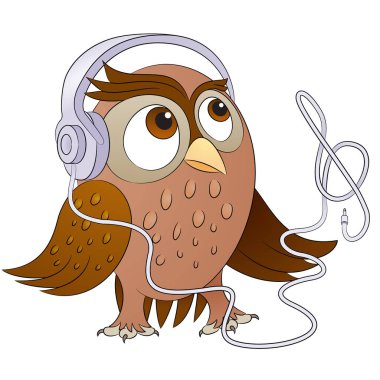 Kulaklıklı Şirin Müzik Hayranı Karakteri