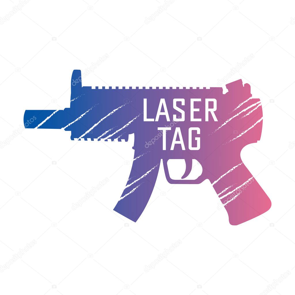 vector logo for laser tag and airsoft