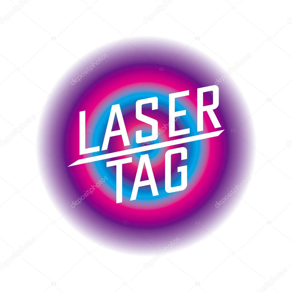 Vector logo for laser tag