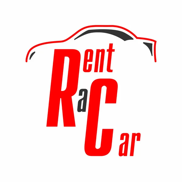 Векторний логотип для прокату та продажу автомобілів — стоковий вектор
