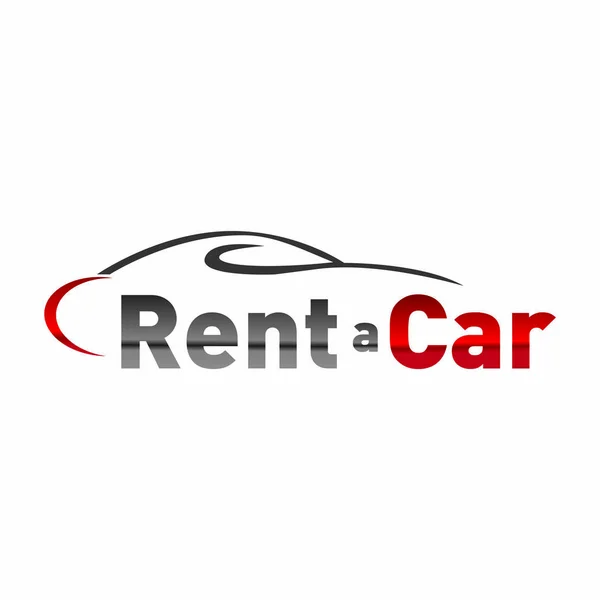 Векторний логотип для прокату та продажу автомобілів — стоковий вектор