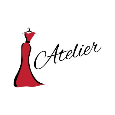 bir dikiş Atölyesi için vektör logosu, terzi