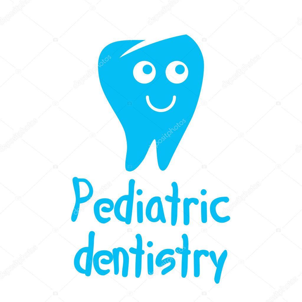 Vector logo for pediatric dentistry