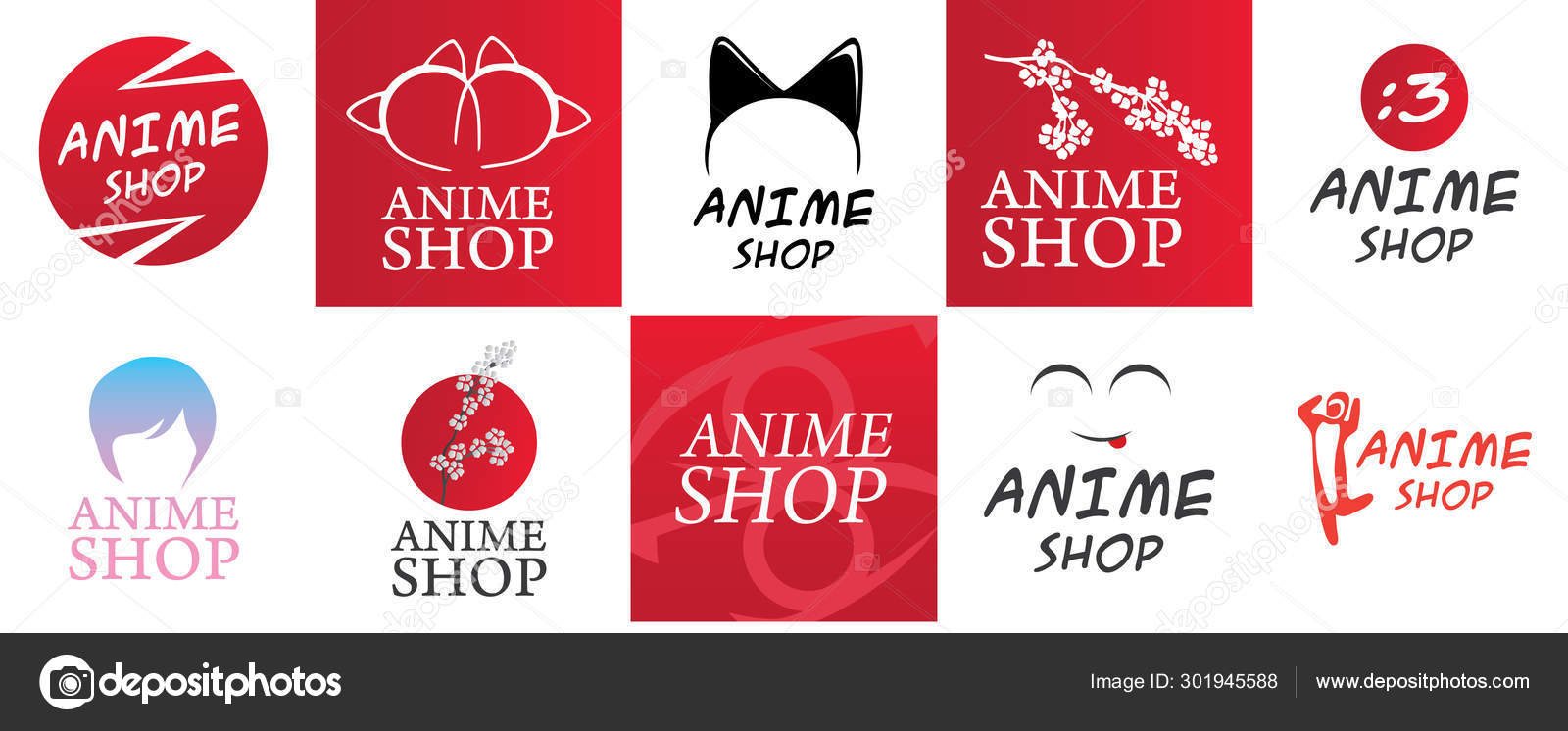 Vector Logo For Anime And Souvenir Shop Vector Image By C V A Butenkov Vector Stock Vector Logo For Anime And Souvenir Shop Vector Image By C V A Butenkov Vector Stock