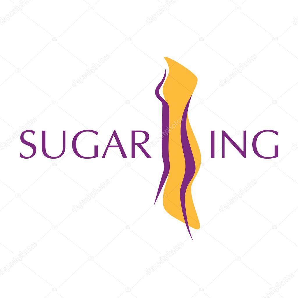 Vector logo for hair removal and sugaring company