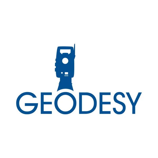 Vectorlogo van geodesie, design en topografie — Stockvector