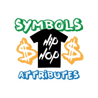 Hip hop giyim mağazası için vektör logosu falan.