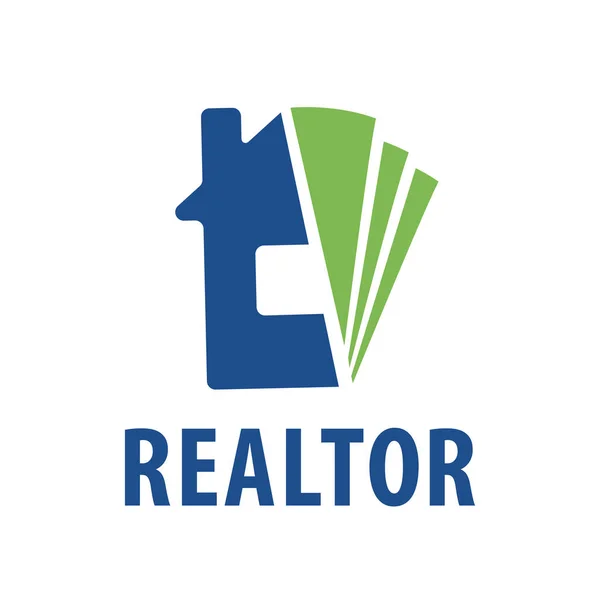 Vector Logo Realtor Real Estate Sales — Stock Vector