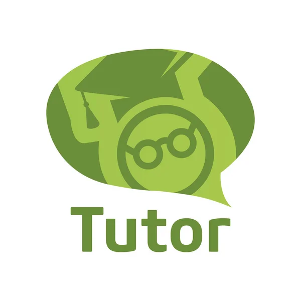 Διάνυσμα Λογότυπο Του Δασκάλου Εκπαιδευτικά Μαθήματα — Διανυσματικό Αρχείο