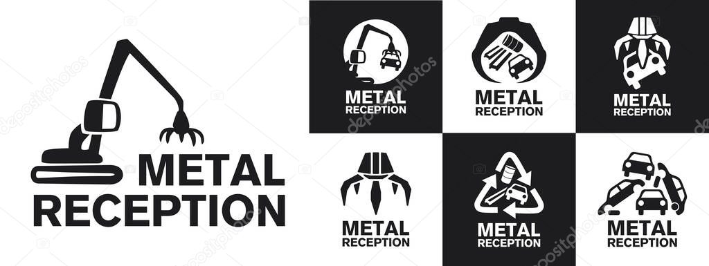 Vector logo reception and utilization metal