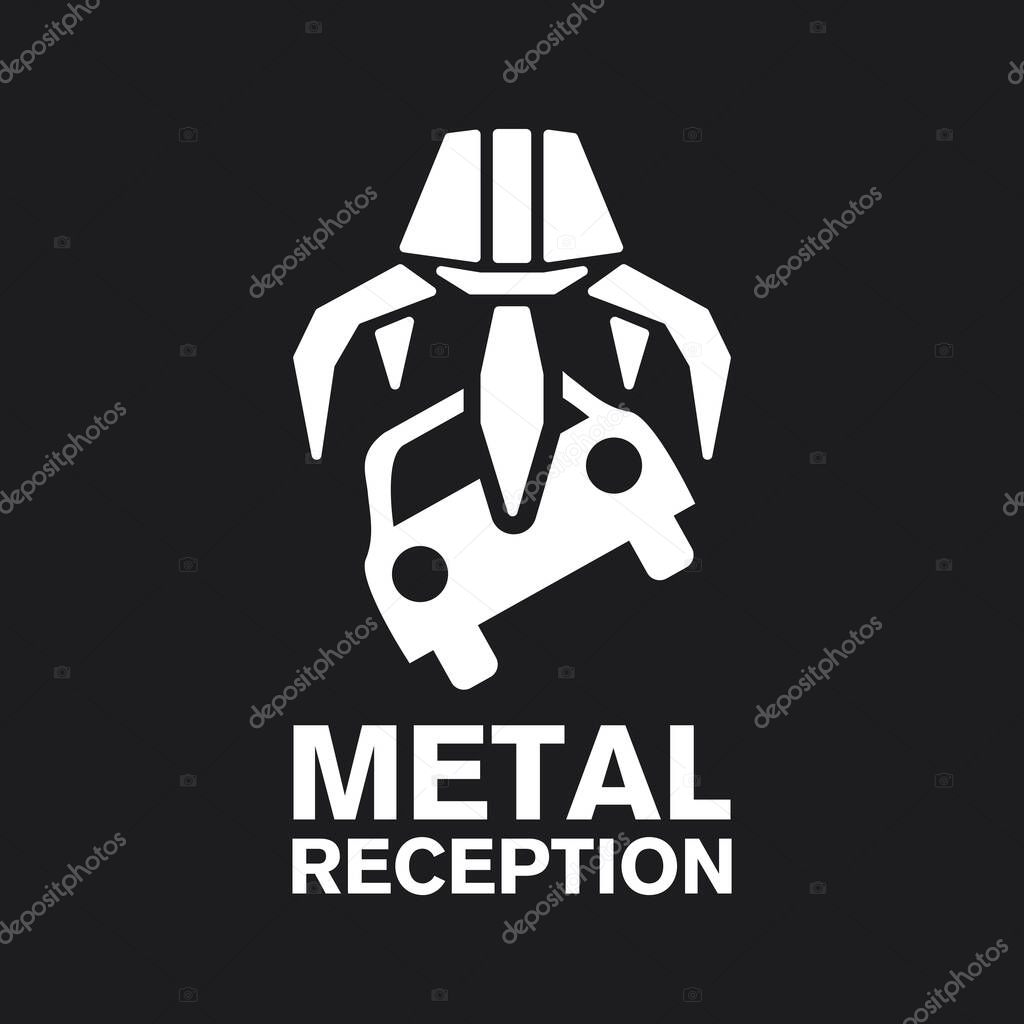 Vector logo reception and utilization metal