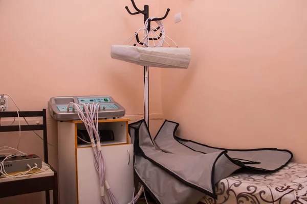 Special physiotherapy equipment in the physiotherapy department in the hospital