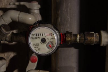 Metreküp tüketilen su miktarını ölçer bir metre