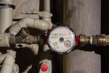 Metreküp tüketilen su miktarını ölçer bir metre