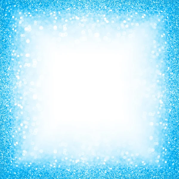 Abstract Blue Glitter Sparkle Background Happy Birthday Confetti Beach Pool — стоковое фото