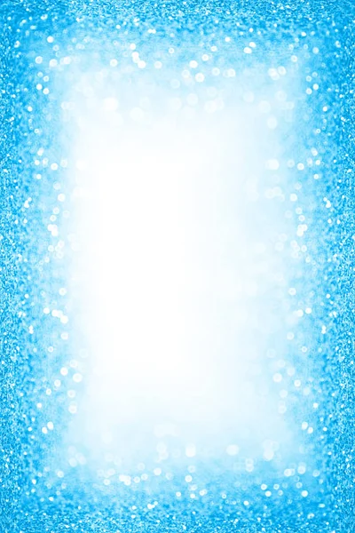 Abstrato Azul Brilho Brilho Fundo Para Feliz Aniversário Confetti Piscina — Fotografia de Stock