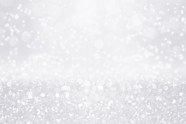 花式银白色闪闪发光的背景为快乐生日派对邀请 圣诞节冰霜 冰凉的冰雪片 钻石水晶闪闪的销售或庆祝25周年结婚 — 图库照片