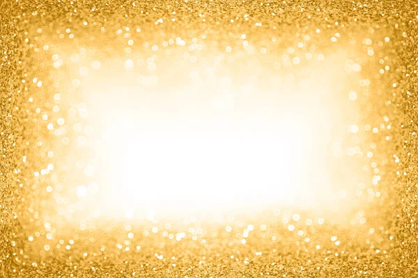 Süslü glam altın glitter pırıltı konfeti arka plan altın mutlu Doğum günü partisi için davet ediyoruz, 50 düğün yıldönümü champaign kenarlık, altın Noel kazanan veya yeni yıl arifesi şampanya kabarcıklar çerçeve