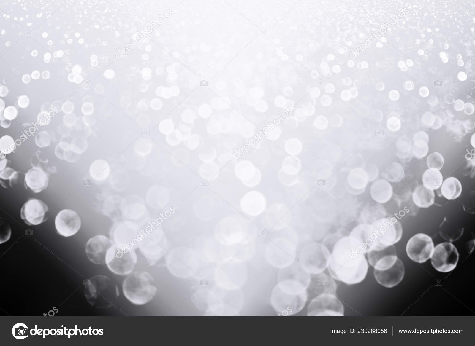 Fancy Silver White Glitter Sparkle Confetti Background Happy