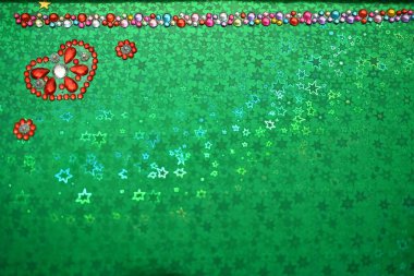 Parlak arkaplanda renkli çocuk dekorasyonu 
