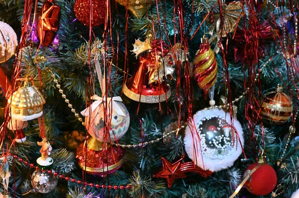 Decorações Natal Para Celebração Ano Novo — Fotografia de Stock