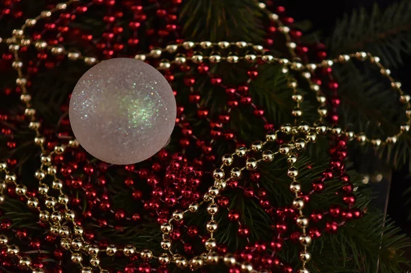 Kerstversiering Voor Nieuwjaar — Stockfoto