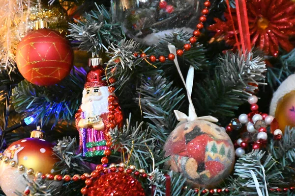 Karácsonyi Dekorációk Ünneplés Újév — Stock Fotó