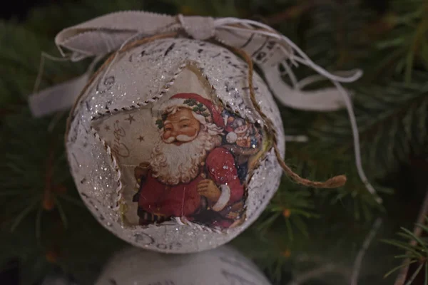 Weihnachtsdekoration Zur Feier Neujahr — Stockfoto