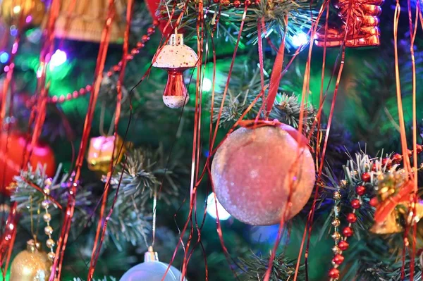 Decorações Natal Para Celebração Ano Novo — Fotografia de Stock