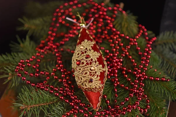 Weihnachtsdekoration Zur Feier Neujahr — Stockfoto