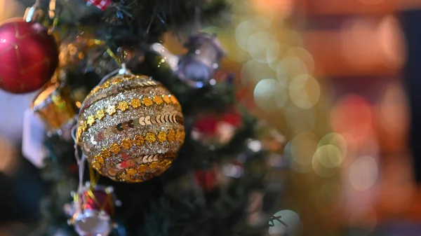 Las Decoraciones Navideñas Para Celebración Año Nuevo —  Fotos de Stock