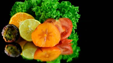 Taze olgun sebzeler sağlıklı yiyecek konsepti.