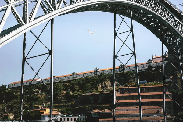 Passeio Lateral Cidade Com Luz Pôr Sol — Fotografia de Stock