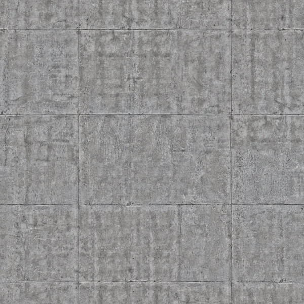 Mur en béton gris avec fentes grises verticales avec surface texturée — Photo