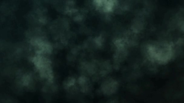 Мрачные грозовые облака панорамная камера движения на черном фоне 1080 — стоковое видео