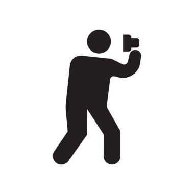 Fotoğraf simge vektör işareti ve beyaz arka plan üzerinde fotoğraf logo kavramı izole sembolü