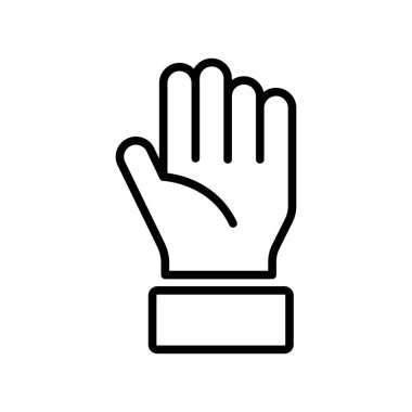 Simge vektör işareti ve beyaz arka plan üzerinde H izole sembolü tutun