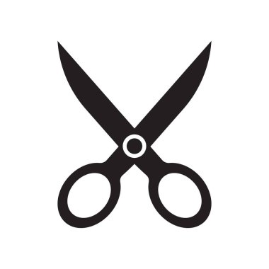 Simge vektör web ve mobil uygulaması tasarımı, kesim logo kavramı için beyaz arka plan üzerinde izole kesmek