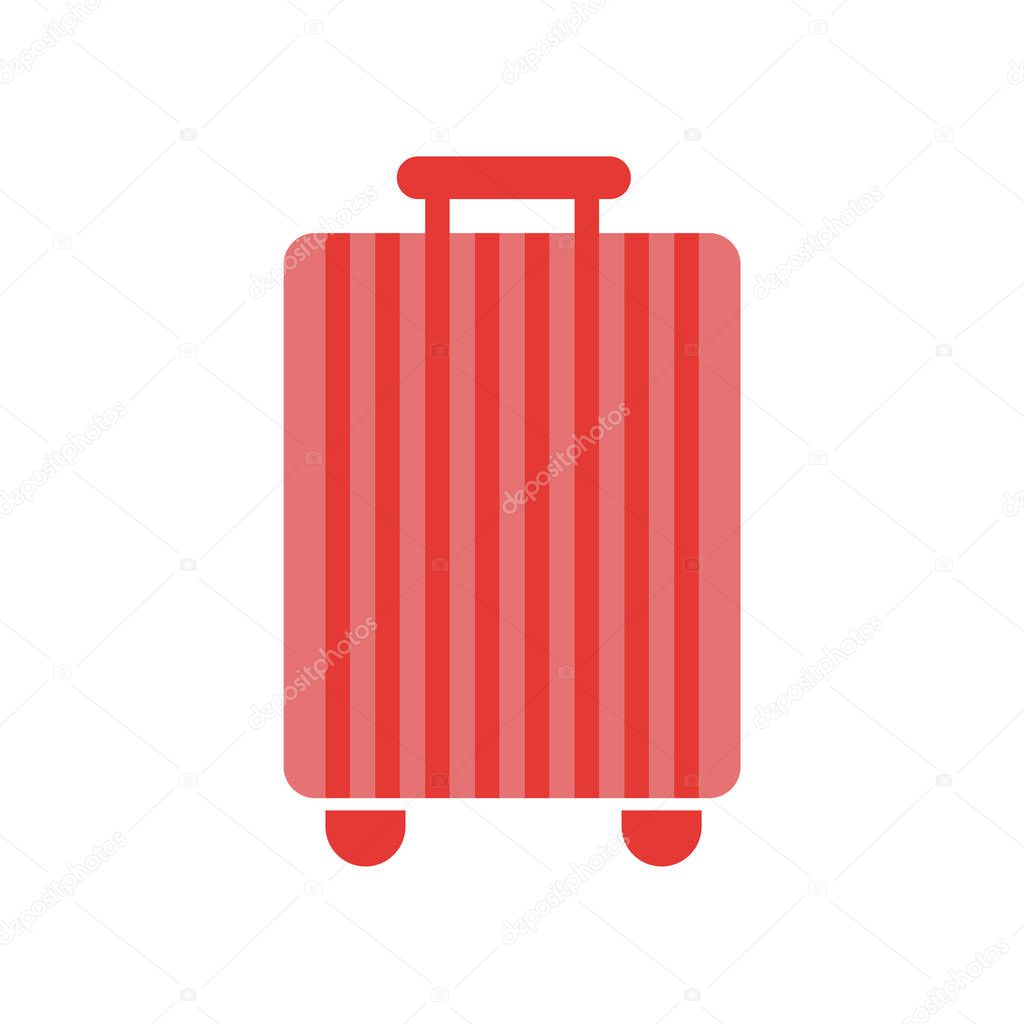 Suitcase icon vector isolated on white background for your web and mobile app design, Suitcase logo concept