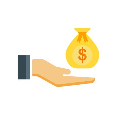 Web ve mobil uygulaması tasarımı, rüşvet logo kavramı için beyaz arka plan üzerinde izole rüşvet simge vektör