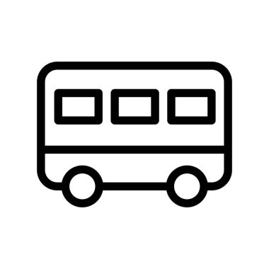 Karavan simge vektör işareti ve beyaz arka plan üzerinde izole sembolü