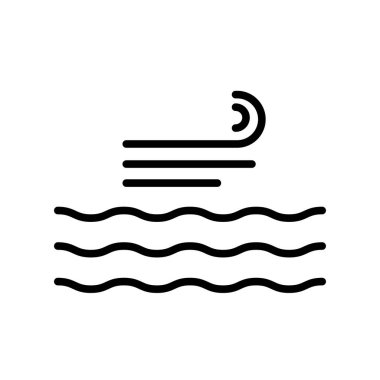 Sakin simge vektör işareti ve beyaz arka plan üzerinde sakin logo kavramı izole sembolü