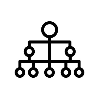 Diyagram simge vektör işareti ve beyaz arka plan üzerinde izole sembolü