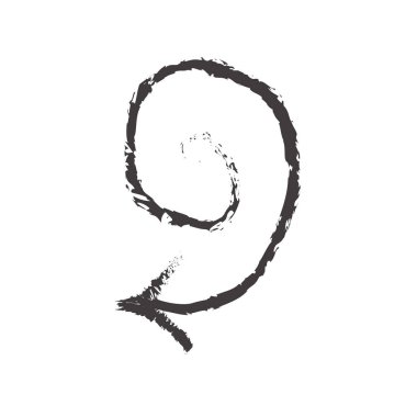 Kabataslak ok simge vektör işareti ve üzerinde beyaz bac izole sembolü