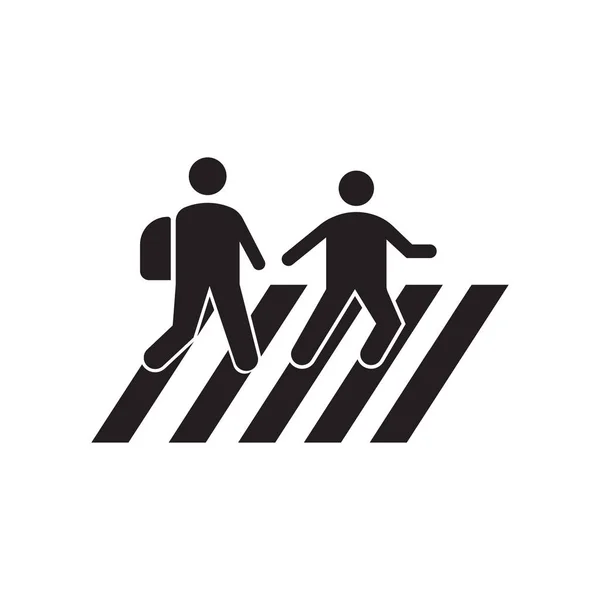 Sinal de vetor ícone de crianças e símbolo isolado no fundo branco, conceito de logotipo de crianças — Vetor de Stock