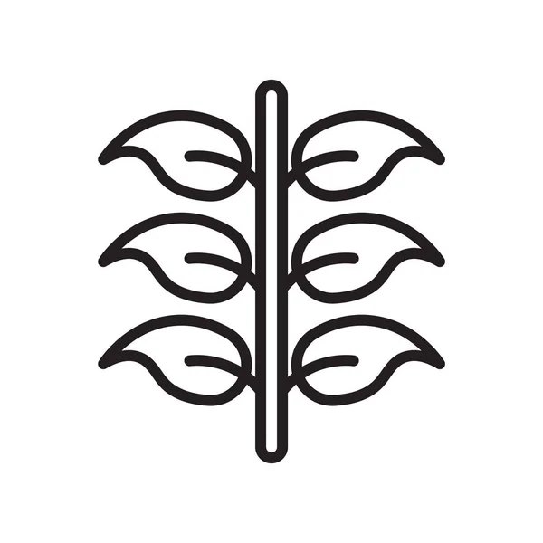 Φύλλο εικονίδιο διάνυσμα σημάδι και σύμβολο που απομονώνονται σε λευκό φόντο, L — Διανυσματικό Αρχείο