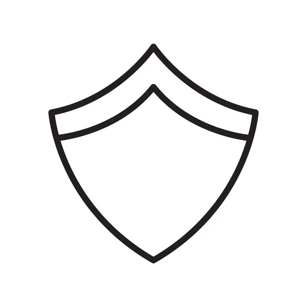 Shield Icon Vektor Isoliert Auf Weißem Hintergrund Für Ihr Web — Stockvektor