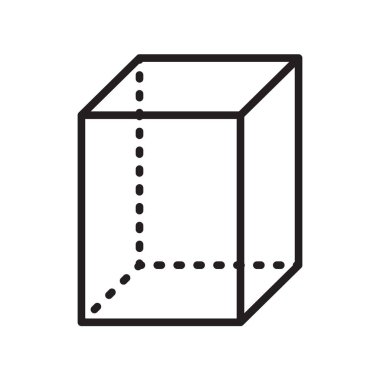 Web ve mobil uygulaması tasarım, küp logo kavramı için beyaz arka plan üzerinde izole küp simge vektör